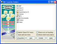 ABF Favorite Folders screenshot